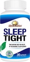 Rise-N-Shine Sleep Těsný dodatek s 5 HTP, hořčík, GABA a L-Theanine - pro ženy a muže - 30denní dodávky (30 Kapsle)