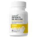 Vlasy, nehty a péče o pleť s - Saw Palmetto, Biotin, Amla - 60 Non-GMO, Gluten zdarma, Veggie kapsle pro muže a ženy
