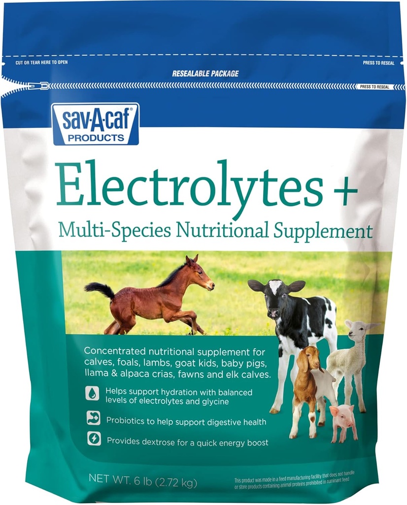 Sav- a- Caf Electrolytes Plus ™ Supplement 124; 6 Pound (6 LB) Bag