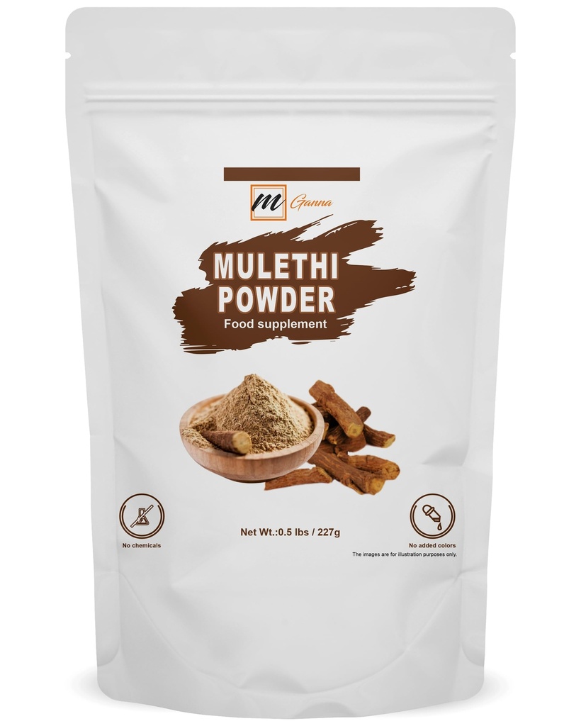 Čistá muleta / lékořice / Glycyrrhiza Glabra Prášek pro péči o zdraví a pleť a kosmetické přípravky 227 GMS / 0, 5 LBS
