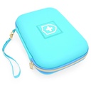 CASEMATIX 8 "Turquoise Asthma Inhaler Pouzdro pro cestovní potřeby Spacer, maska a příslušenství, zahrnuje pouze pouzdro