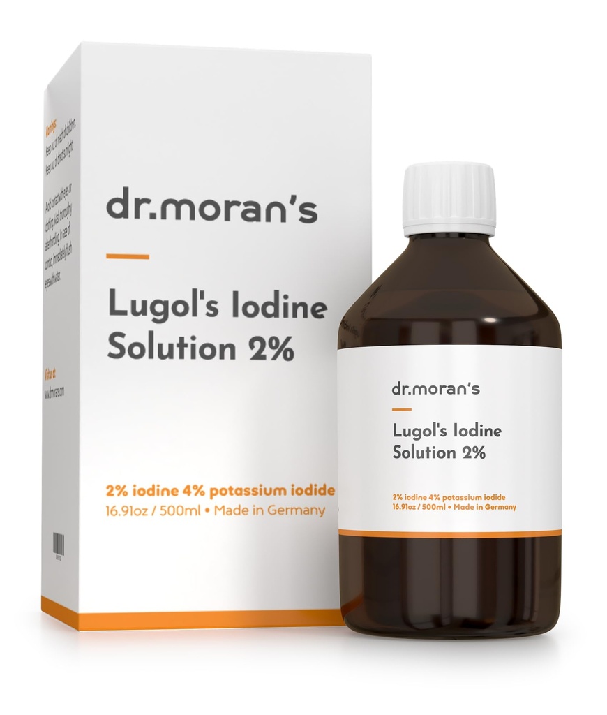 LUGOL 'S Jod 2% Solution CLAND124; USP / PH. EUR. CLAND124; 16.91oz CLAND124; Made in Germany