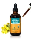 Herb Pharm Certified Organic Mullein Směsný tekutý extrakt pro podporu respiračního systému - 4 Ounce