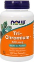 Nyní Potraviny - Trichrom 500 mcg. - 180 Vegetariánské kapsle