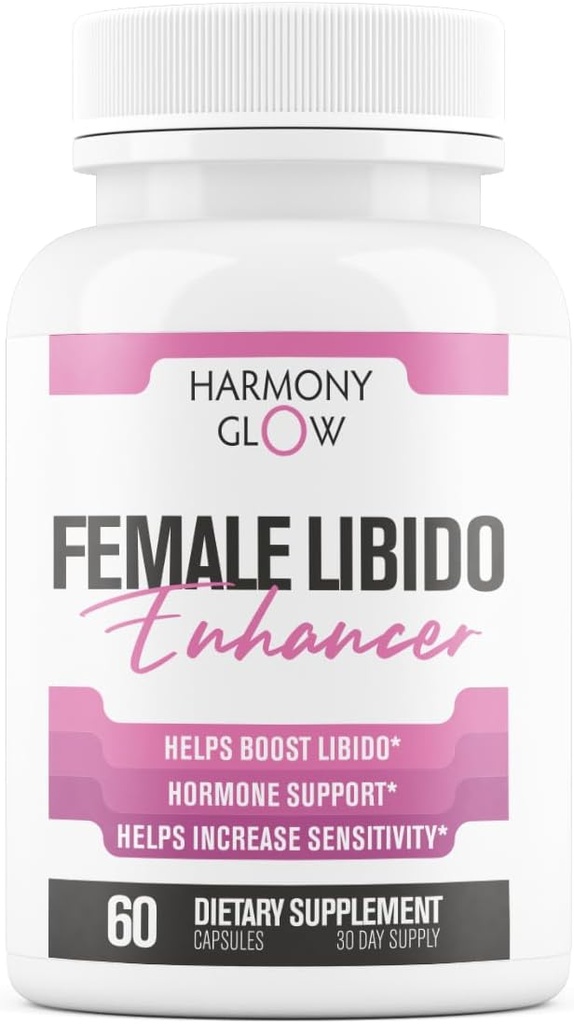 Harmony GIOw: New Libido Booster pro ženy current 124; Boost Desire, Mood, Energie, Citlivost currency 124; Tribulus, Muira Puama + 12 Ultra dávkované výkonné ingredience 124; Přírodní a bezpečné třetí strana testována - 60 Kapsle