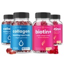 NutraChamps Kompletní vlasy, kůže a nehty Bundle. Biotin, kolagen, keratin