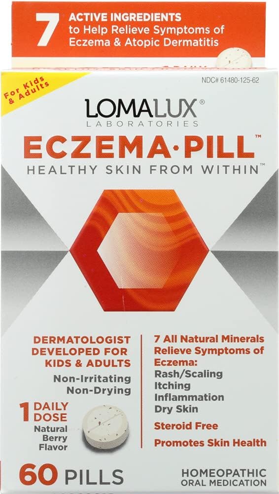 Loma Lux Laboratories Homeopatický dodatek, Eczema, 60 Počet (3 Pack)