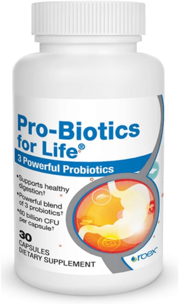 Roex Vitamíny CLAS124; Probiotika pro život CLAS124; Gut Health CLAS124; Podpora trávení CLAS124; Zeleninové kapsle CLAS124; 30 Počet
