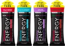 NewTrition ® Extra Strength Energy Shots, 250mg Caffeine Energy with Vitamin B & Amino Acids, Sugar- Free Vitamin Energy Shot, Zero Calorie Focus & Stamina Booster, 1.7 fl oz (Balení 4, 4 Flavors- Mixed-1)