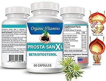 Prostate Health prosta san xl betasitosterol Saw Palmetto Prostate Health, Prostate Supplement pro močový měchýř Discomfort & Urinary Tract Health, Méně koupelových návštěv