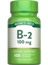 Nature 's Truth B2 vitamin 124; 100 mg vitaminu 124; 100 tobolek 124; non-GMO & gluten zdarma dodatek 124; Riboflavin
