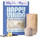 Happy Viking Vanilla Plant Powder, Vytvořil Venus Williams, 20G Protein, Low Carb, Keto, Vegan, gluten- Free, Non-GMO, Superfoods, Kompletní strava náhrady, 1 Canister (24 oz.)