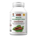 ANDREW LESMAN Bílý Mulberry Leaf se skořicí 30 Softgels - Standardizovaný bílý Mulberry Leaf se skořicí Bark Extract.