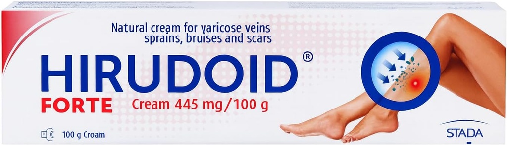 HiruCream Forte 100g Cream for Veins Bruises Scars, Made in Germany