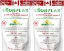 Leonln 100% Authentic Canadian Flax Seed Powder, All Natural, High Fiber Content, Dietní dodatek pro zlepšení vašeho stravitelného zdraví, Omega 3, 6 & 9, 18 Oz, Bag (1) (2)