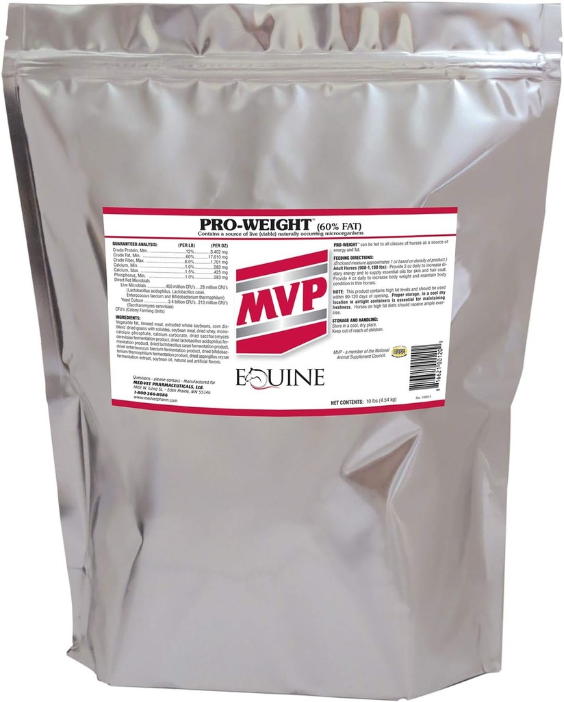 Pro- Váha 10lb pro zdravou hmotnost zisk v koních