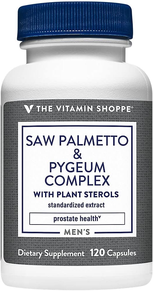 Vitamin Shoppe Saw Palmetto & Pygeum komplex (120 Kapsle)