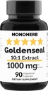 MONOHERB Goldenseal Extract 1000 mg - 90 Vegetariánských tobolek