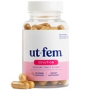 UT- Fem Solution - Fast- acting moč flush pro ženy, Proactive UTI Support, Promotes Cleansing & Comfort, Clinical- Strength D- Mannose, Cranberry, a přírodní složky - 60 Vegan Kapsle