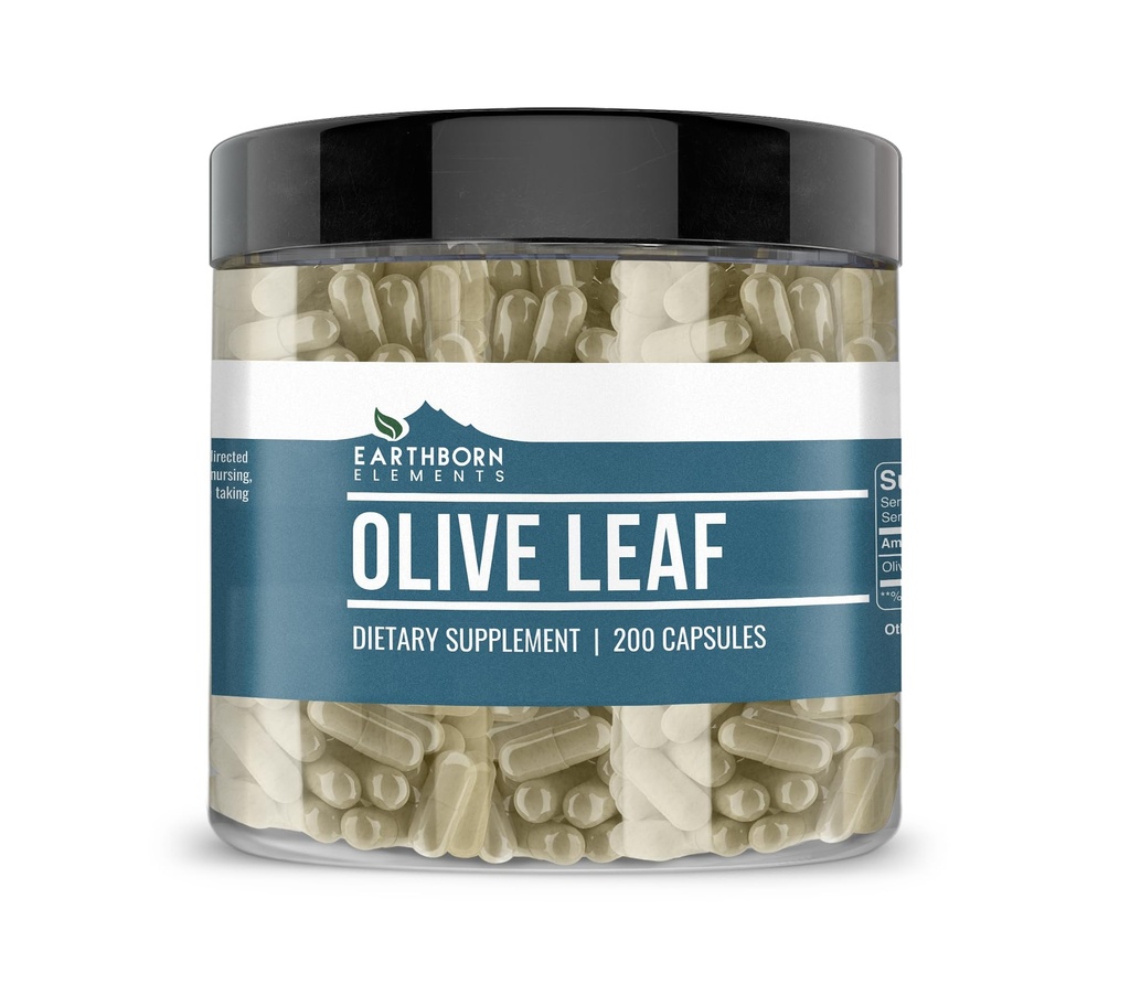 Elements Olive Leaf Extract 200 Kapsle, čisté a neředěné, bez přísad