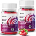 yanxiao Creatin Monohydrát Žvýkačky 5g pro muže a ženy, Anti- Melting Formule, Cukr zdarma Žvýkačky pro růst svalů a sílu, Obsahuje vitamín C a další živiny (120 Počet)