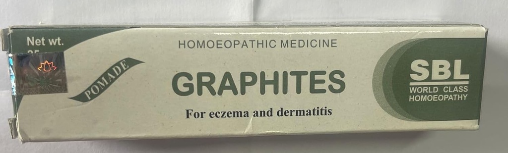 SBL Homeopatické Grafity Mast (25g), Užitečné v ekzém (mokré a suché), Dermatitida,