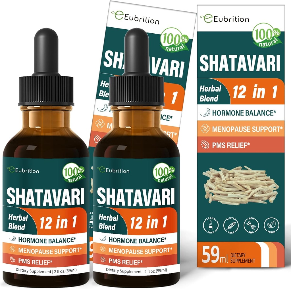 Shatavari Extract Hormon Harmony Kapky pro ženy Estrogen Balance, Red Clover, Dong Quai & Black Cohosh dodatek pro Menopause Relief, PMS Podpora w / Wild Yam, Vitex Berry. 4 oz