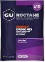 GU Energy Roctan Ultra Endurance Energy Drink Mix, Vegan, Gluten- Free, Kosher, Caffeine- Free, a Dairy- Free n-theGone Energy for any Workout, 10 Single-Serving Packets, Grape
