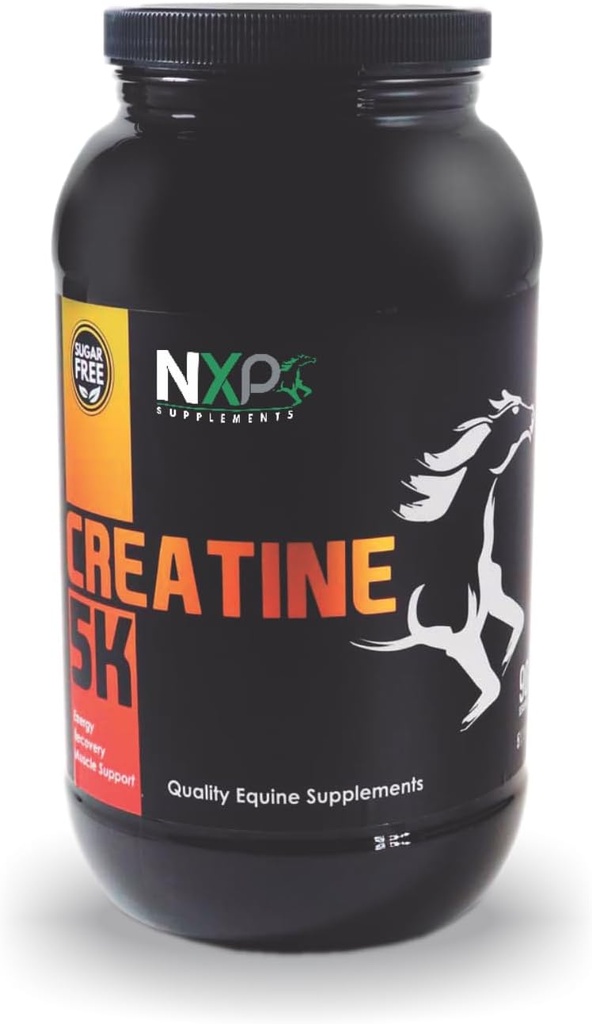Creatine 5K - Energy Muscle Support Recovery Power Strength Endurance Stamina doplňky pro koně 5 liber (90 Služeb)