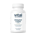 Vital Nutrients Ubiquinol CoQ10 100mg Activated Form of Coenzyme Q10 Activity 124; Potenciální antioxidant na podporu kardiovaskulárního a mozkového zdraví * Agricultural 124; Gluten and Dairy Free Agricultural 124; 60 Vegetarian Softgels