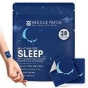 Spací záplaty pro dospělé Extra síla 124; Přírodní spánkové záplaty pro dospělé 124; Melatonin- Free spánková záplata pro relaxaci a klidnou noc - dlouhotrvající vzorec