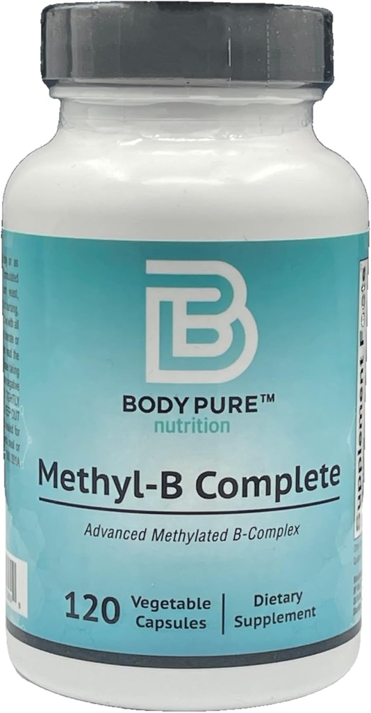 Tělo čisté methyl- B kompletní - esenciální methylované B vitaminy pro výrobu energie a celkové zdraví 120- Kapsle