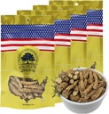 Americké ženšen plátky z Wisconsinu (Rozštípané ženšen kořenový Wisconsin Grown! Většina lidí to používá, aby se ženšen čaj! Dobré pro zdraví! (American Ginseng Large Branch, 4 balení po 1 libře)
