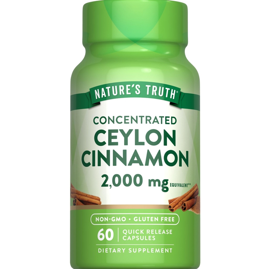 Nature 's Truth Ceylon Skořice Pill Kapsle 124; 2000mg Dubrovníku 124; Non- GMO & gluten zdarma dodatek
