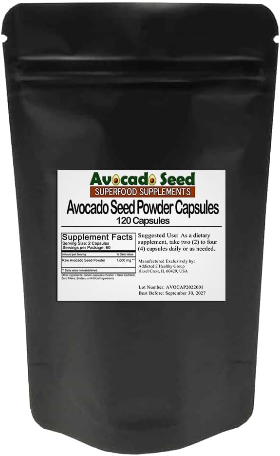 Kapsle Avocado Seed - 120 Počet