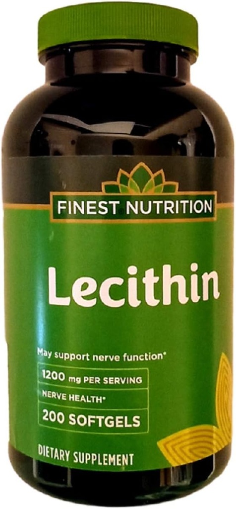 Nejjemnější výživa Lecitin 1200mg Softgels 200 ea podle nejjemnější výživa