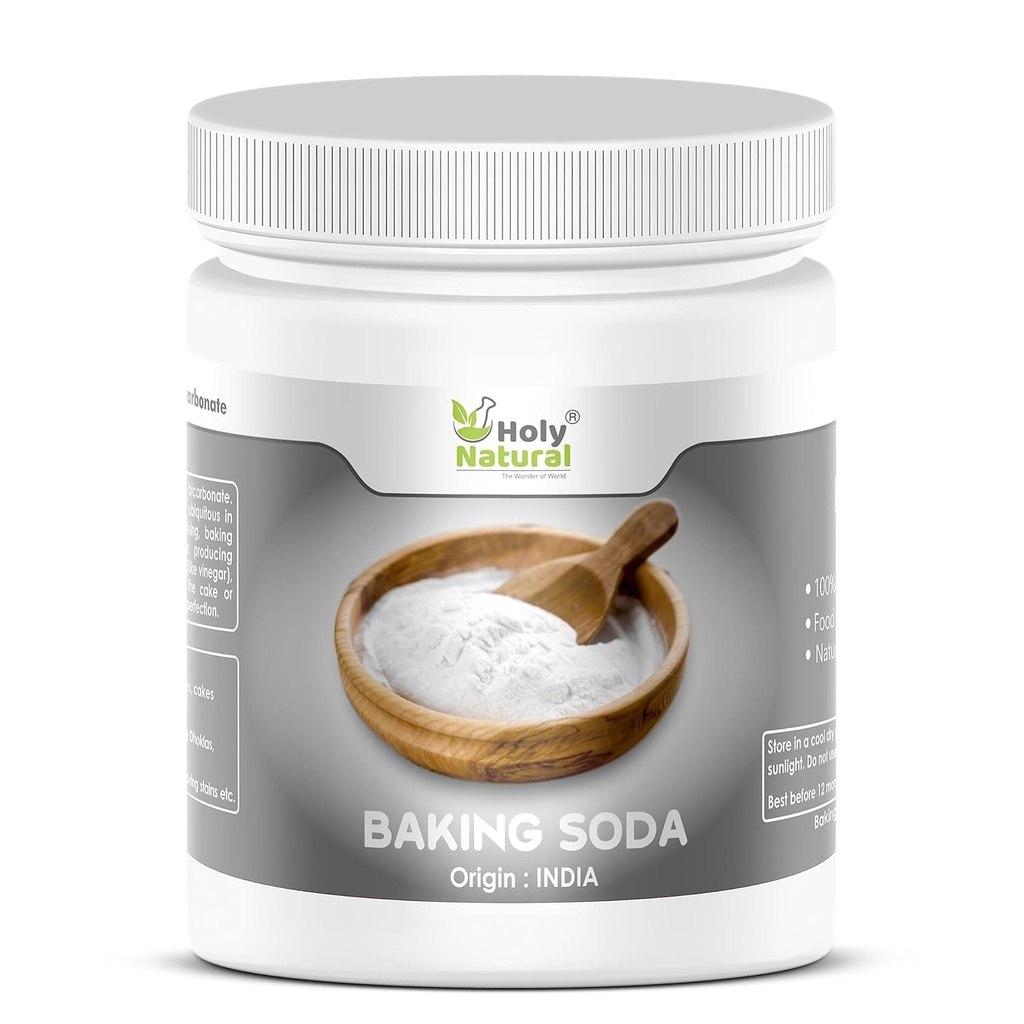 Ho.ly Na.tu.ral pečení Soda 250 gm curren124; Potraviny stupeň sodná sůl bikarbonát curren124; pro vaření, pečení a čištění