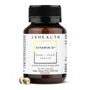 JSHealth vitamin D3 1000iu dodatek pro zdravé svalové funkce, kosti a srdce zdraví, a imunitní podpora
