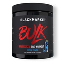 BLACKMARKT Bulk Pre Workout - Předcvičení Energy Drink pro muže 30 Servings - Předcvičení Drink Powder with Creatine (Blue Razz)