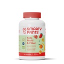 SmartyPants Kids Multivitamin Gummies a Fiber dodatek: Vitamin D3, C, Vitamin B12, B6, A, Zinek, Biotin, Inositol, Fiber Gummies, Tři ovocné příchutě, 120 Počet (30 Day Supply)