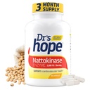 Nattokinase 2000 FU - Nattokináza dodatek podporuje kardiovaskulární zdraví a zdravé cirkulace krve - Non- GMO, gluten- Free, 90 Veggie Kapsle, Made in USA