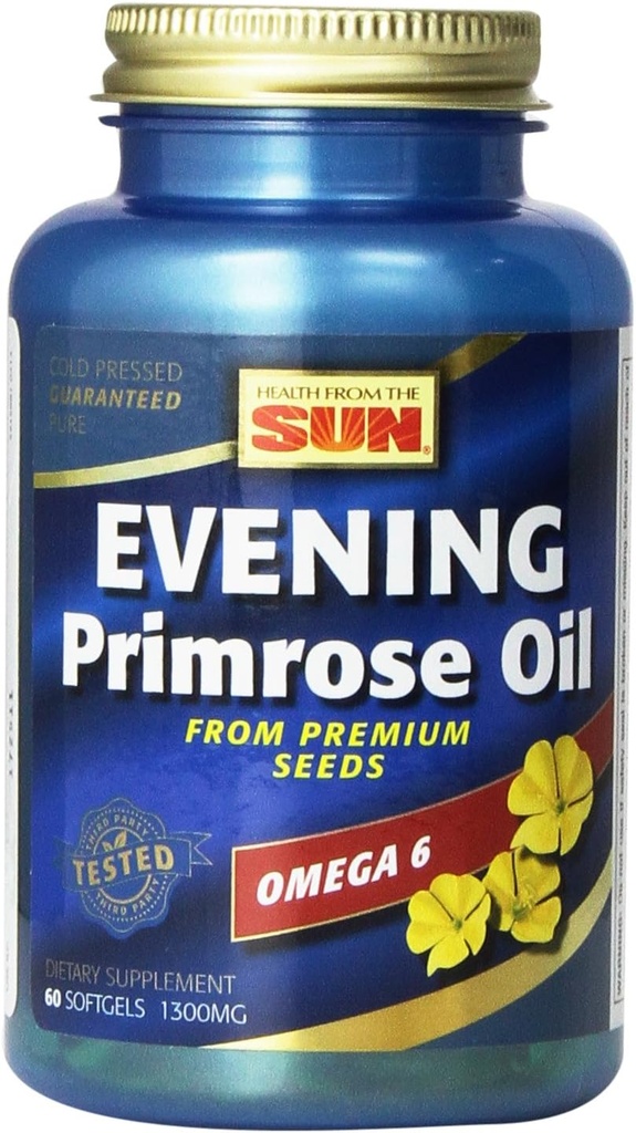 Zdraví ze slunečního večera Primrose Oil 1300 Mg, 60- Počet (balení po 2)