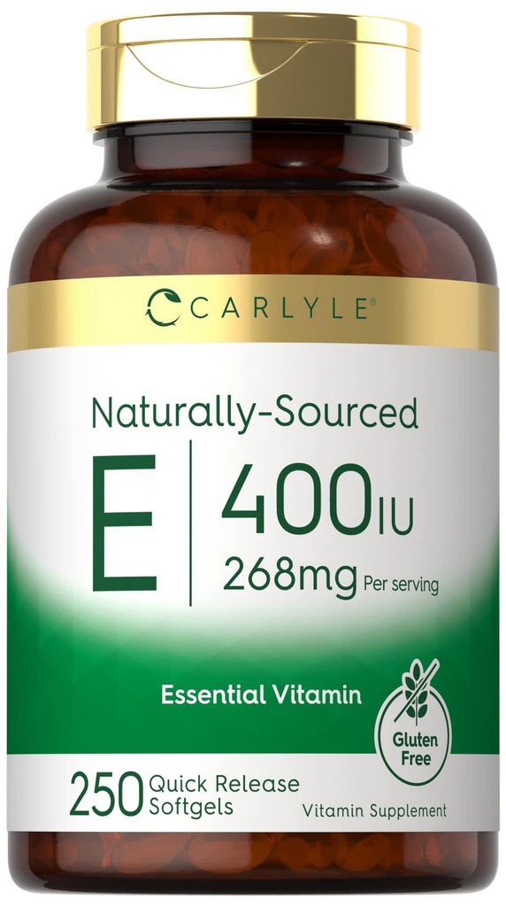 Carlyle Vitamin E 400 IU Softgels Př