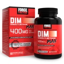 FORCE FACTOR DIM Max, DIM dodatek 400mg, Estrogenová rovnováha pro ženy a muže, Extra síla pro hormonální akné, metabolismus, menopauza, PCOS, Diindolylmethan, Superior Absorpce, 60 Kapsle