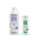 CARSON LIFE - tekutý kolagen s vitaminem C 1 Lahvička, 16 Oz Bundle s vitaminem D dodatek 1 Lahvička, 10.000 IU, 60 tablet pro silné svaly, kosti, zuby, anti stárnutí, vlasové kůže a nehty