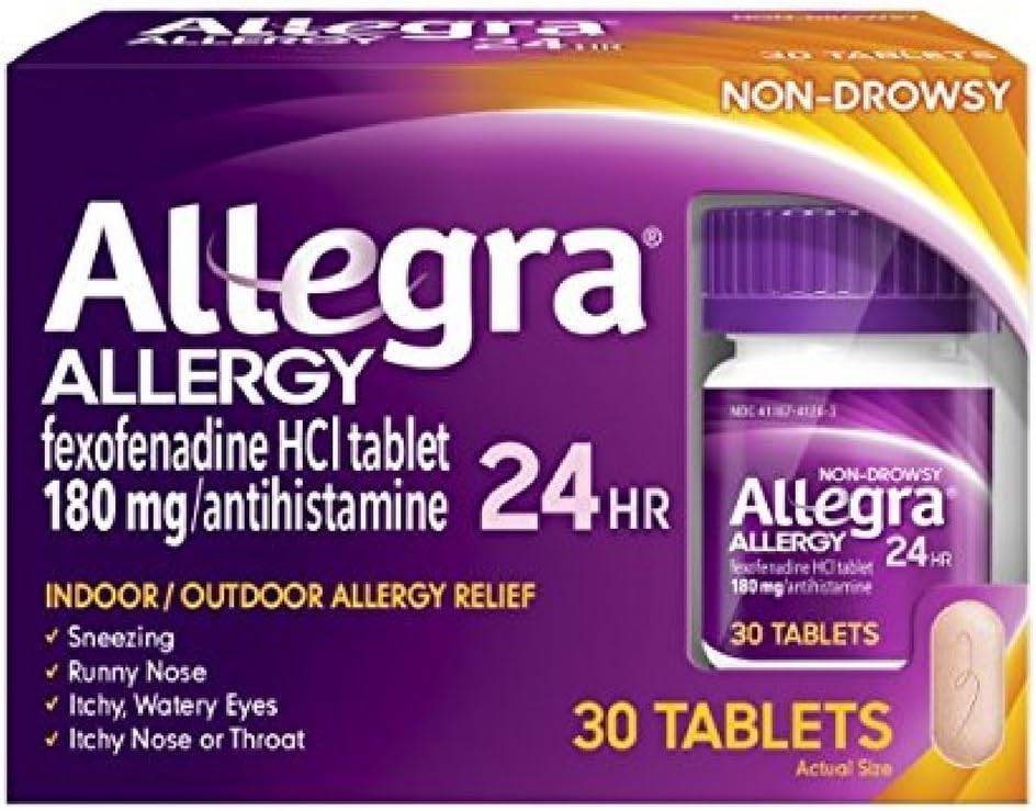 Allegra 24 hodinová alergická tableta 30 tablet (balení po 2)