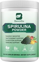 Spirulina Powder, Super Green Powder Smoothies & Juices Mix s Spirulina, Probiotika trávicí enzymy, Chlorella, Veggies Ovoce, Pšeničná tráva pro imunitu, Digestion Supports - Vegan