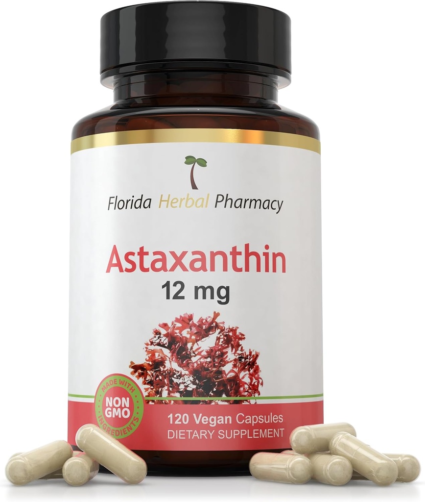 Florida Herbal Pharmacy, Astaxanthin 12 mg tobolky (120 tobolek)