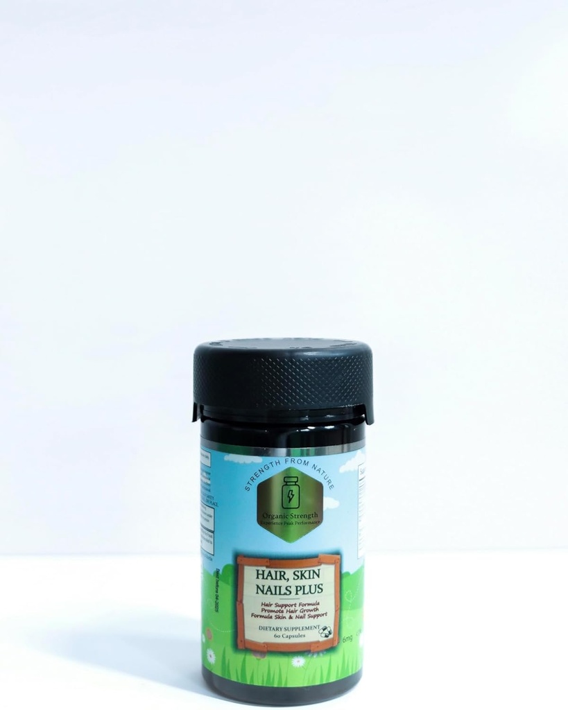 Vlasy, kůže, nehty Plus Kapsle: Odemknout svou přírodní krásu zevnitř! 5000mcg Biotinu, Vitamin B1, B6, A, C, D, E, Folát 1467 mcg, Vitamin B12 500% denního příjmu (60 Počet)
