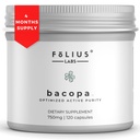 Bacopa Monnieri Kapsle 750mg - Bylinný doplněk s 40% Bacosides Bacopa Monnieri - Pomáhá podporovat paměť a kognitivní schopnost - 120 Kapsle